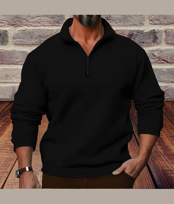 Parona Fleece High Neck Men's Sweatshirt - Maroon ( Pack of 1 )