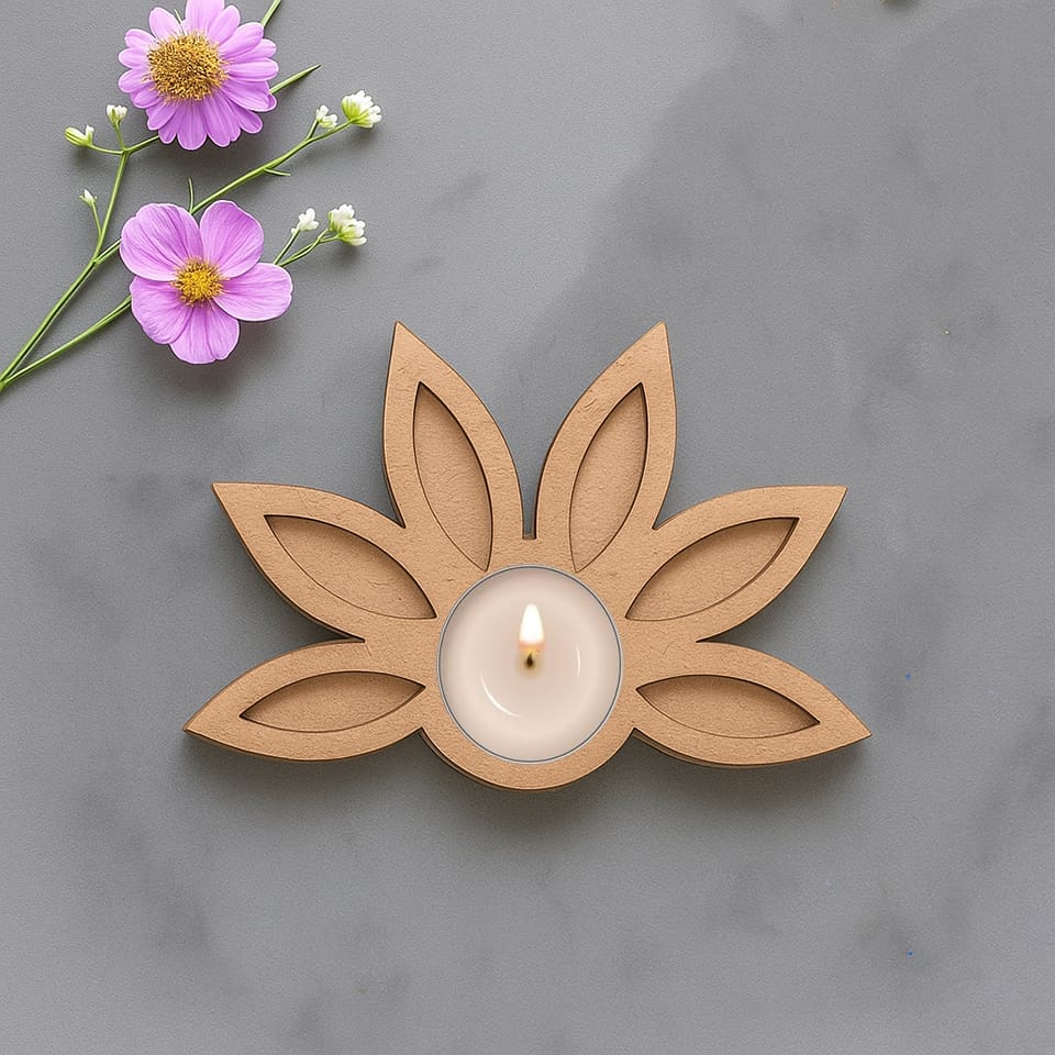Dbeautify's Flower Tea Light Holder