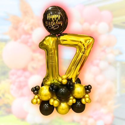 Balloon Bouquet - 17th Birthday