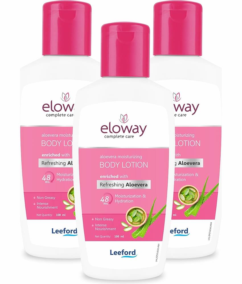 Eloway Moisturizing Lotion for Dry Skin Deep Hydration & Nourishment - 100ml (Pack of 3)