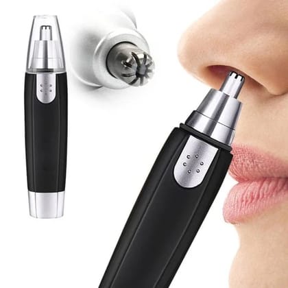 3-in-1 Electric Nose & Ear Hair Trimmer for Men & Women | Dual-Edge Blades | Battery Operated Nose Hair Remover, Ear Hair Trimmer & Eyebrow Grooming Tool | Portable Personal Grooming Device 3-in-1 Electric Nose & Ear Hair Trimmer for Men & Women | Dual-Edge Blades | Battery Operated Nose Hair Remover, Ear Hair Trimmer & Eyebrow Grooming Tool | Portable Personal Grooming Device