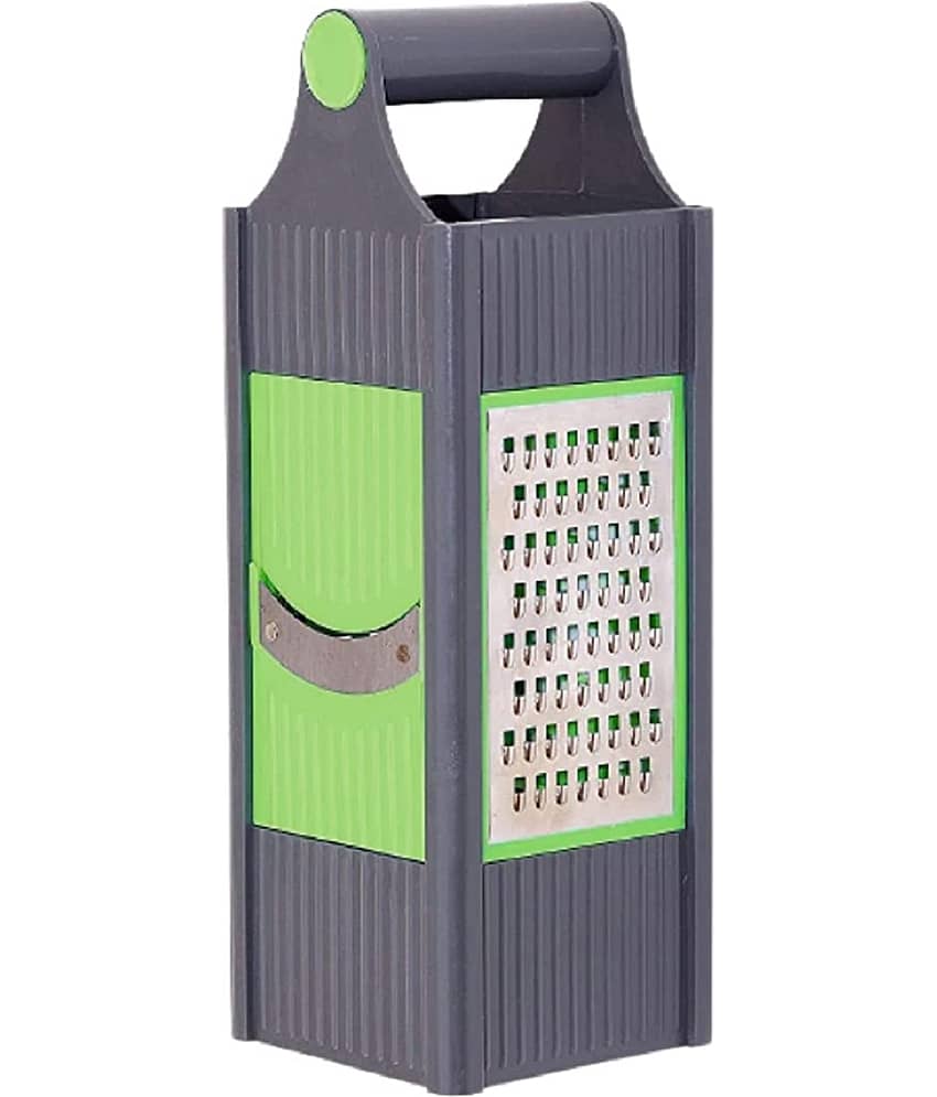 HomePro Kitchen Product combo Stainless Steel Blades 4 in 1 Grater/Slicer -Green