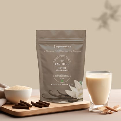 Earthful Honest Plant Protein-Madagascar Vanilla Earthful Honest Plant Protein-Madagascar Vanilla