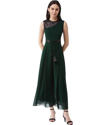 Miss Chase Multi Color Georgette Jumpsuit -