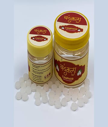 Chandrakala Camphor Tablets for Puja, Aarti, 50g ( Pack of 1 )