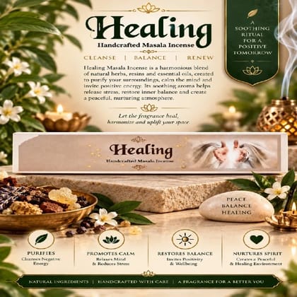 Healing Handcrafted Masala Incense Agarbatti