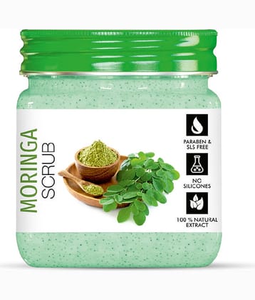 DR.RASHEL Moringa and Jojoba Oil scrub For MEN and WOMEN (380 ml , Pack of 1)