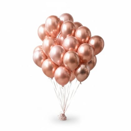Rose Gold Decorative Party Balloons