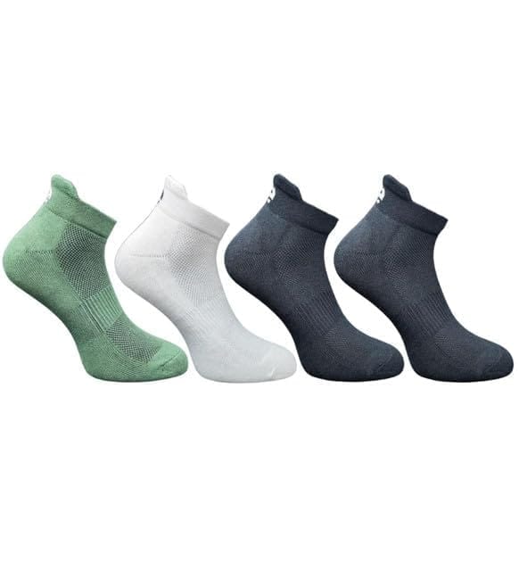 4_Pair Set Unisex Casual Cotton Printed Ankle Length Socks (Multicolor)-PID63493