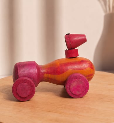 Handcrafted Lacquerware Wooden Chidiya Toy