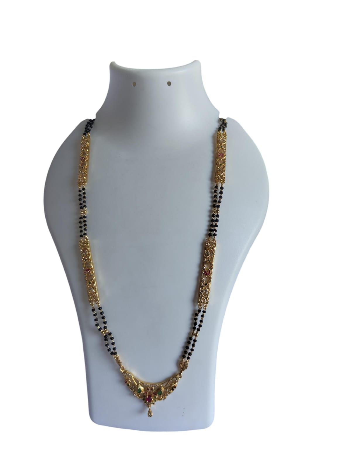 Gold Plated Traditional Long Mangalsutra for Women