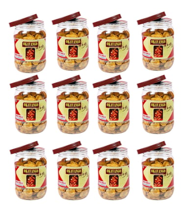 Okavango Red Chilli Banana Chips, 300g, Pack of 12