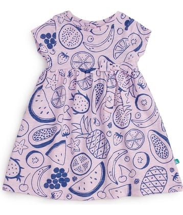 Juscubs Cotton Dress For Girls ( Pack of 1 , Pink )