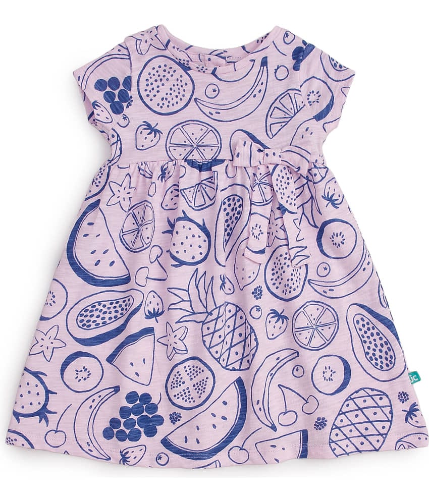 Juscubs Cotton Dress For Girls ( Pack of 1 , Pink )