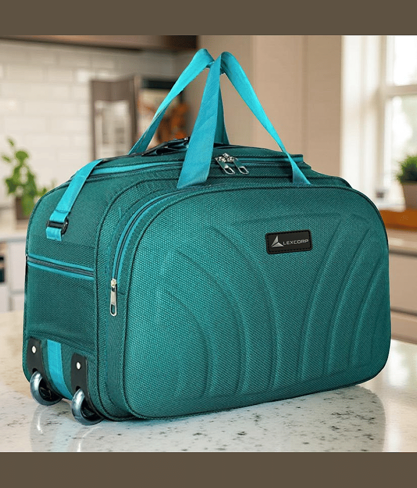 LEXCORP 55 Ltrs Green Polyester Duffle Bag