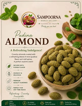 Pudina Almond  100 G