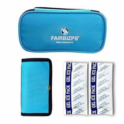 Insulin Cooling Travel Pouch for Diabetics with Two Ice Gel Packs - Sky Blue | Ice Pack for Insulin | Insulin Cooler Bag for Travel | Keep Insulin Safe and Cool for 6 to 8 Hours Insulin Cooling Travel Pouch for Diabetics with Two Ice Gel Packs - Sky Blue | Ice Pack for Insulin | Insulin Cooler Bag for Travel | Keep Insulin Safe and Cool for 6 to 8 Hours