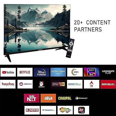 Panasonic 80 cm (32 inches) HD Smart LED TV TH-32PS550DX (Black, Vivid Digital Pro, Dolby Digital, Audio Booster+)