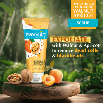 Everyuth Naturals Advanced Hydrating & Exfoliating Walnut Apricot Scrub (50 g)