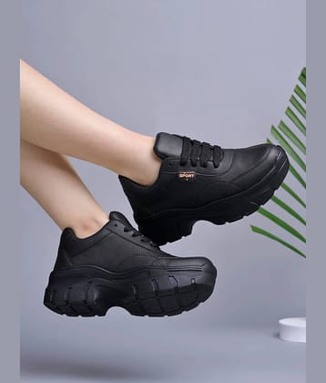 Stylestry - Black Women's Running Shoes