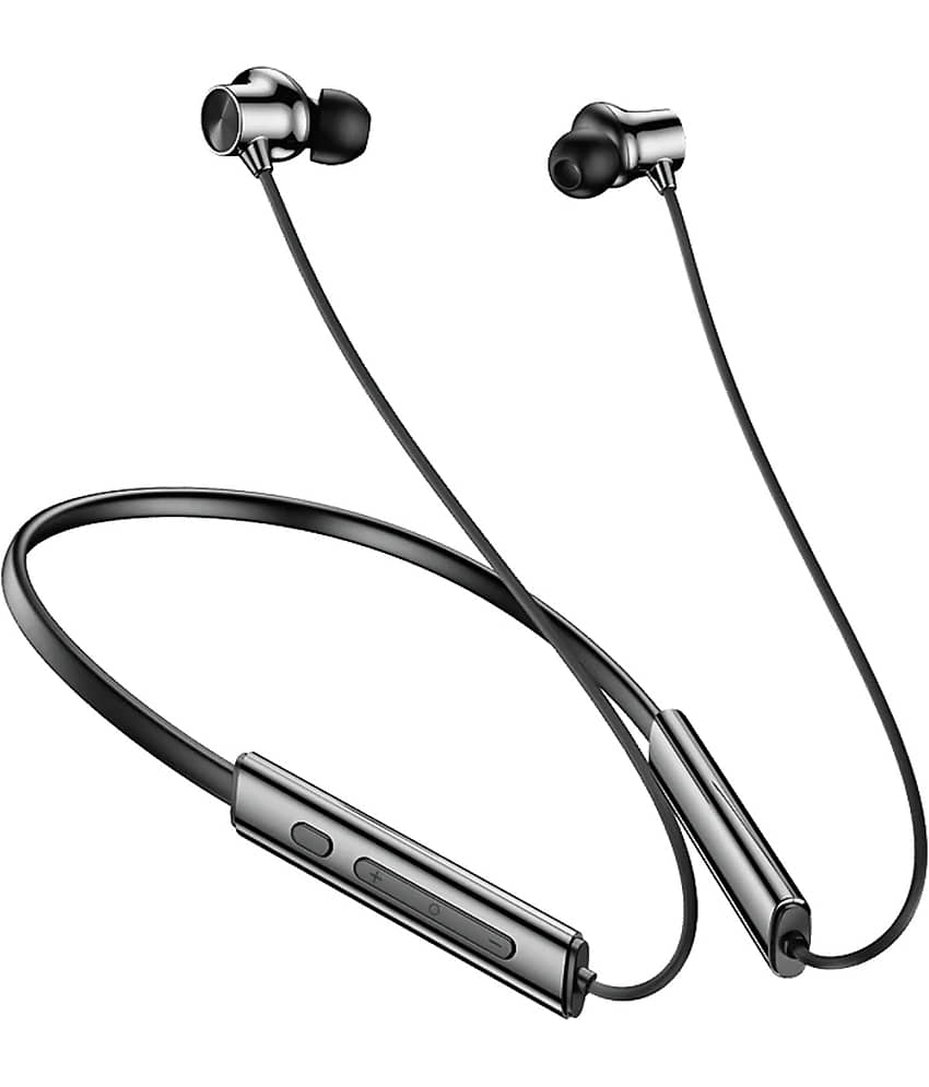 UBON CL60 Bluetooth Bluetooth Neckband On Ear 40 Hours Playback Active Noise cancellation IPX4(Splash & Sweat Proof) Yellow