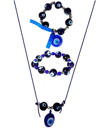 Kesar Zems Ceramic Nazar Suraksha Kawach Set (15 cm x 10 cm x 3 cm, Pack of 3)