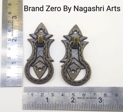 Brand Zero  Antique Gold Color Handle design - Pack of 2 pcs