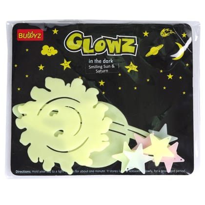 Glow In The Dark - Smiling Sun & Saturn