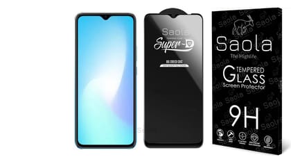 Saola Hd+ Oleophobic Tempered Glass Screen Protector For Infinix Hot 20I (Pack Of 1) With Free Installation Kit. Full Screen Coverage - 6.6 Inch Saola Hd+ Oleophobic Tempered Glass Screen Protector For Infinix Hot 20I (Pack Of 1) With Free Installation K