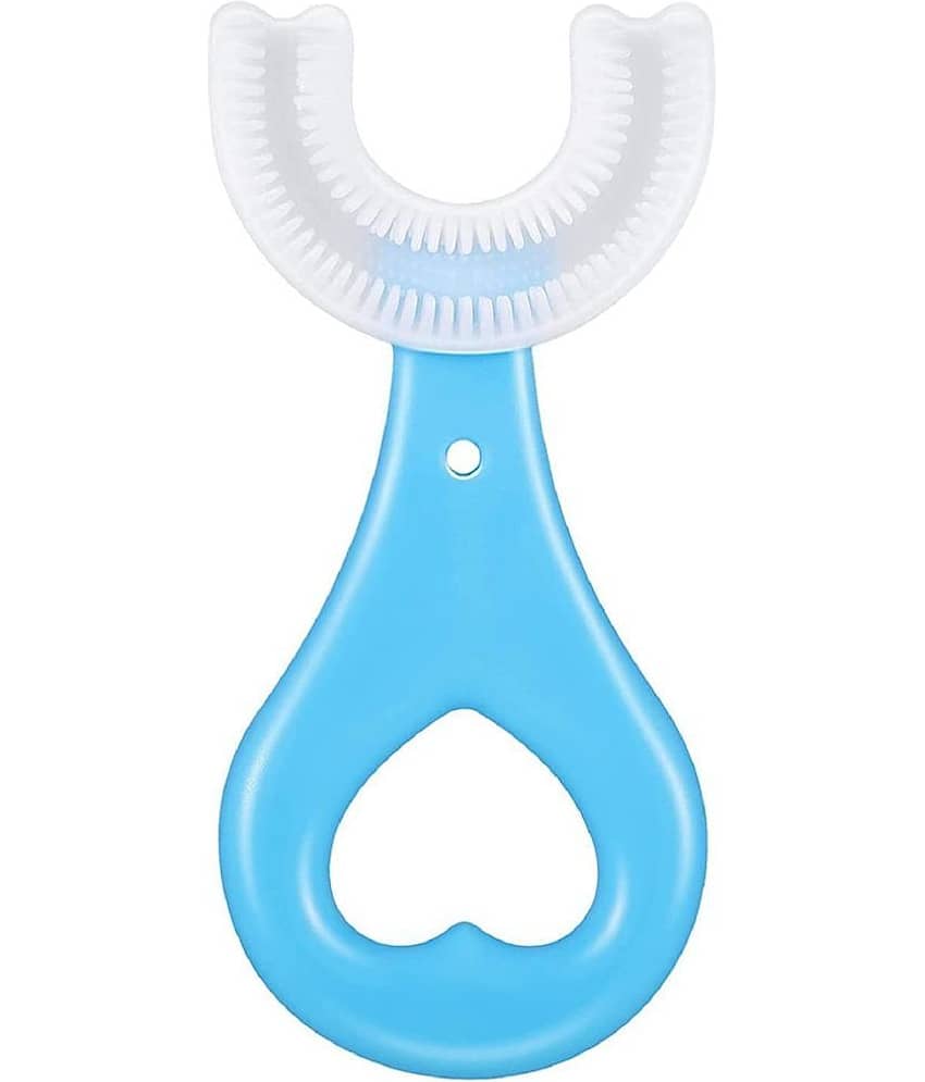 purple dust Multi-Colour Silicone Baby Toothbrush ( 1 pcs )