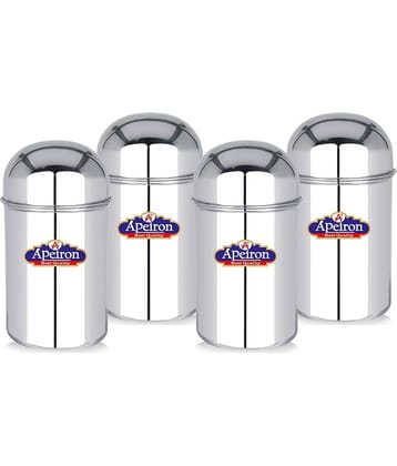 APEIRON - Steel Silver Food Container ( Set of 4 - 750 )