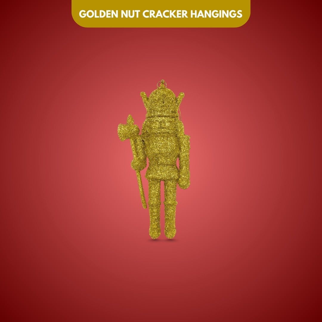 Nut Cracker Hangings Golden - 1PC
