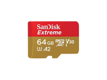 SANDISK Extreme MICRO SD CARD  - 64 GB