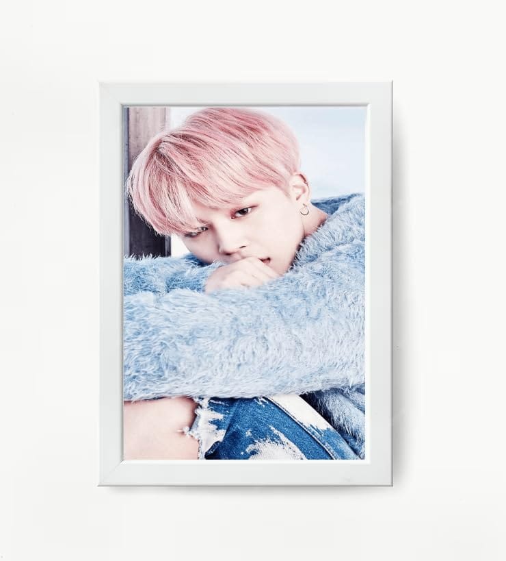 NOKKES Bts Army Bangtan Boy V suga J-Hope Jungkook Jin Jimin Rm 5X7 Inch Size Photo Frame Photo Home Office_EQW281