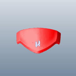 WIND SCREEN NOBLE RED - Destini 125 - 61140ABSD00TS
