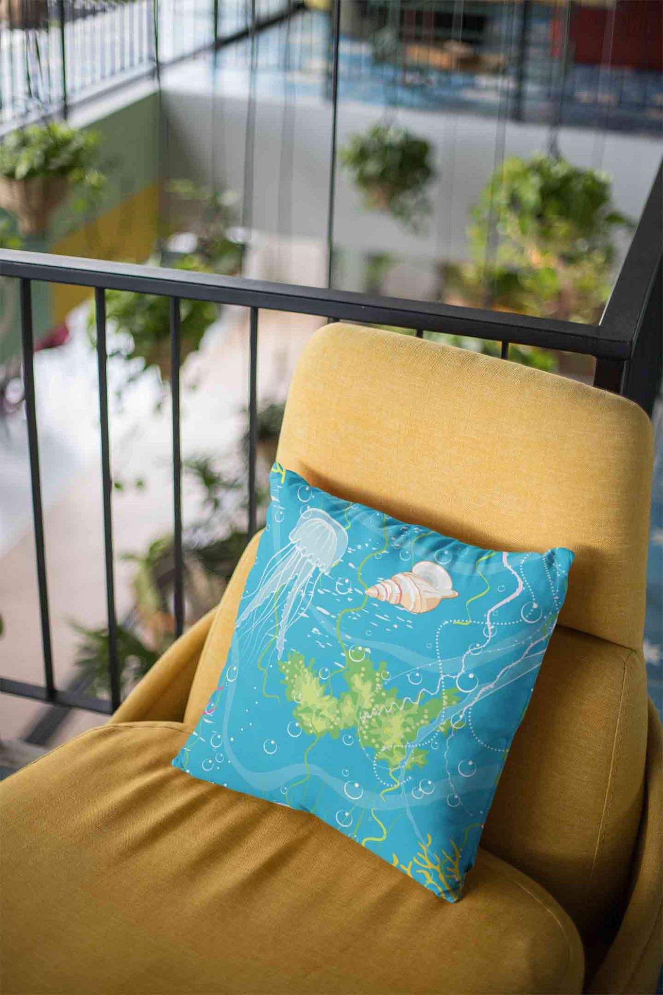 Stunning Sealife Cushion Cover