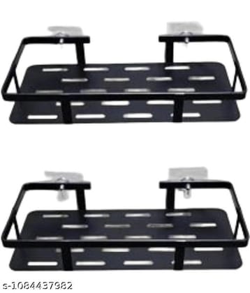 DHRUMIT Heavy Shelf for Wall Bathroom Corner Kitchen Self Adhesive DHRUMIT Heavy Shelf for Wall Bathroom Corner Kitchen Self Adhesive