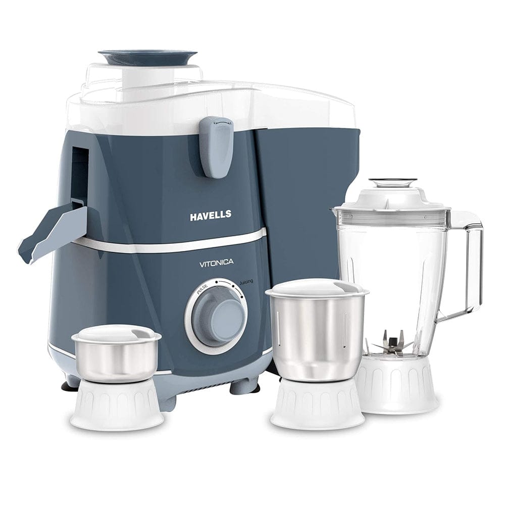 Havells Vitonica 3 Jar 500W Juicer Mixer Grinder Havells Vitonica 3 Jar 500W Juicer Mixer Grinder - Blue