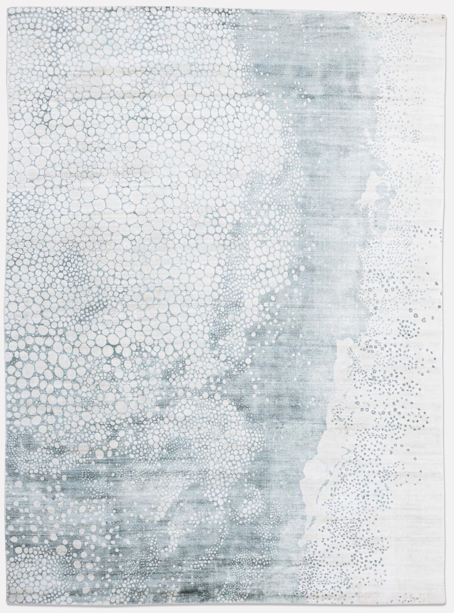 Neu Looms Colal Area Rug – Sophisticated Design with Mesmerizing Scattered Circle Pattern (Size 6x9 Feet, Blue)