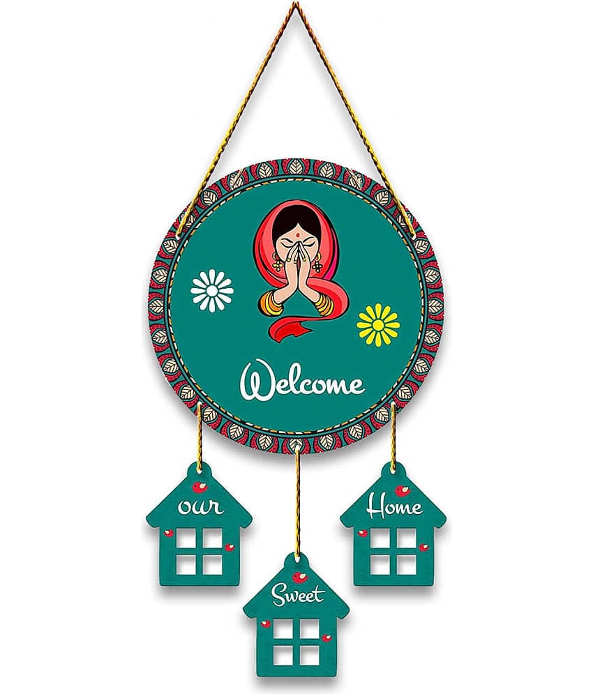 Positive Vibe Lifestyle Traditional Door Hanging 1 ft Multi ( Pack of 1 )