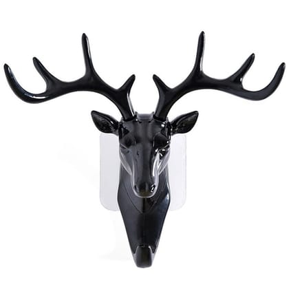 DHRUVINSRI Deer Head Decorative Wall and Door Hook Hanger – Functional and Stylish Solution for Hanging Coats, Keys, Bags, and Other Essentials DHRUVINSRI Deer Head Decorative Wall and Door Hook Hanger – Functional and Stylish Solution for Hanging Coats, Keys, Bags, and Other Essentials