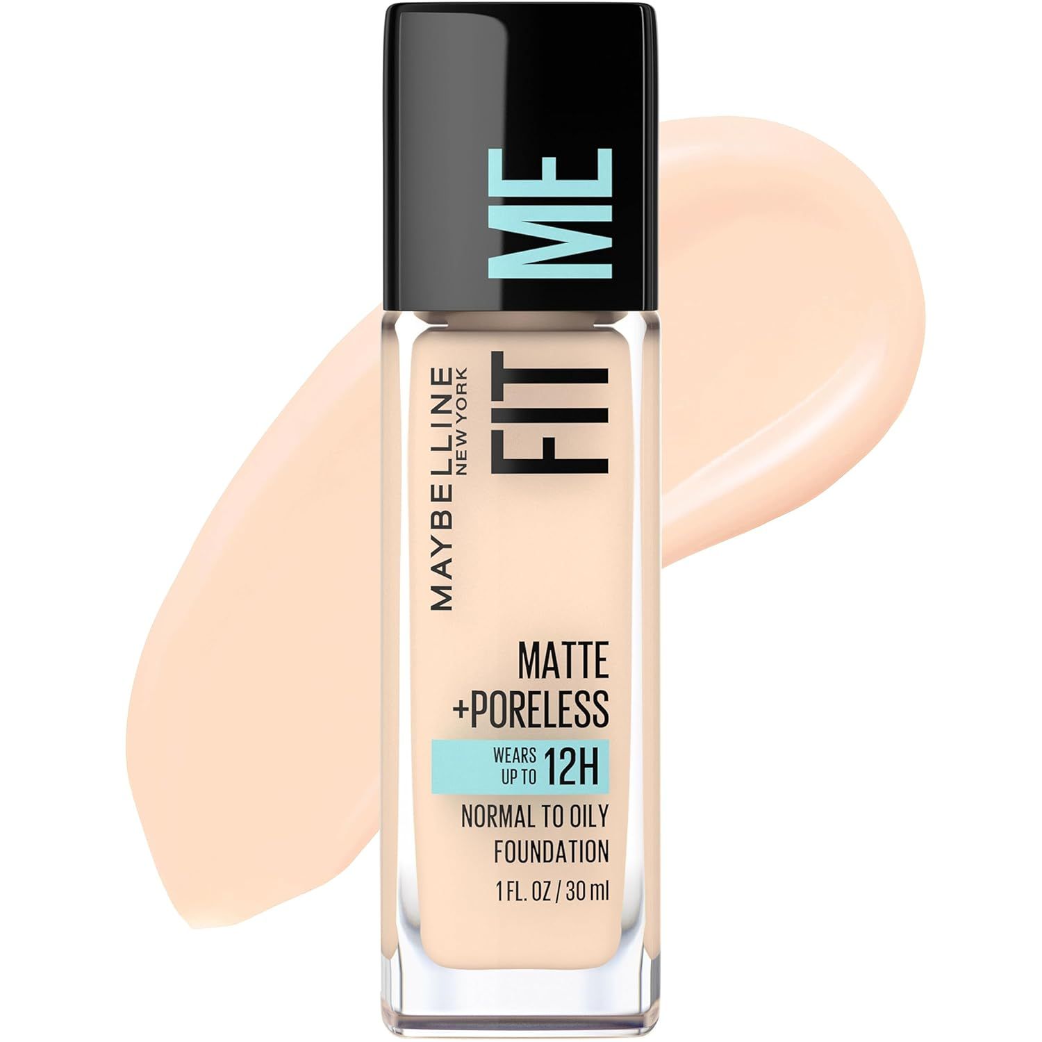 Maybelline Fit Me Matte + Poreless Oil Foundation (Fair Ivory, 1 fl. oz) Maybelline Fit Me Matte + Poreless Oil Foundation (Fair Ivory, 1 fl. oz) - Fair Ivory / 29.57 ml (Pack of 1)