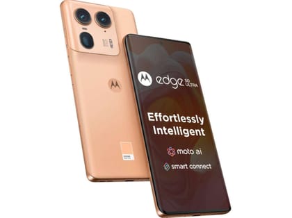 Motorola Edge 50 Ultra 5G Smartphone (12GB, 512GB Storage), 17.02 cm (6.7 inch) Display, 4500 mAh Battery - Peach Fuzz