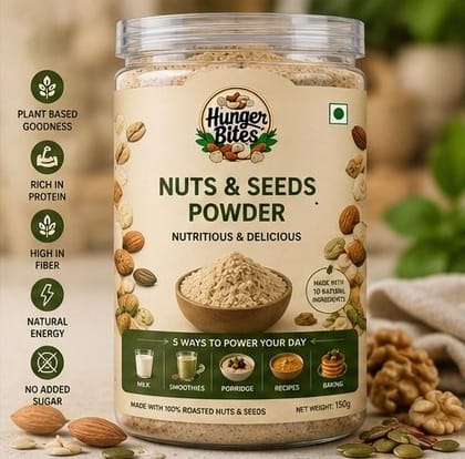 Hunger Bites Nuts and Seeds Powder
