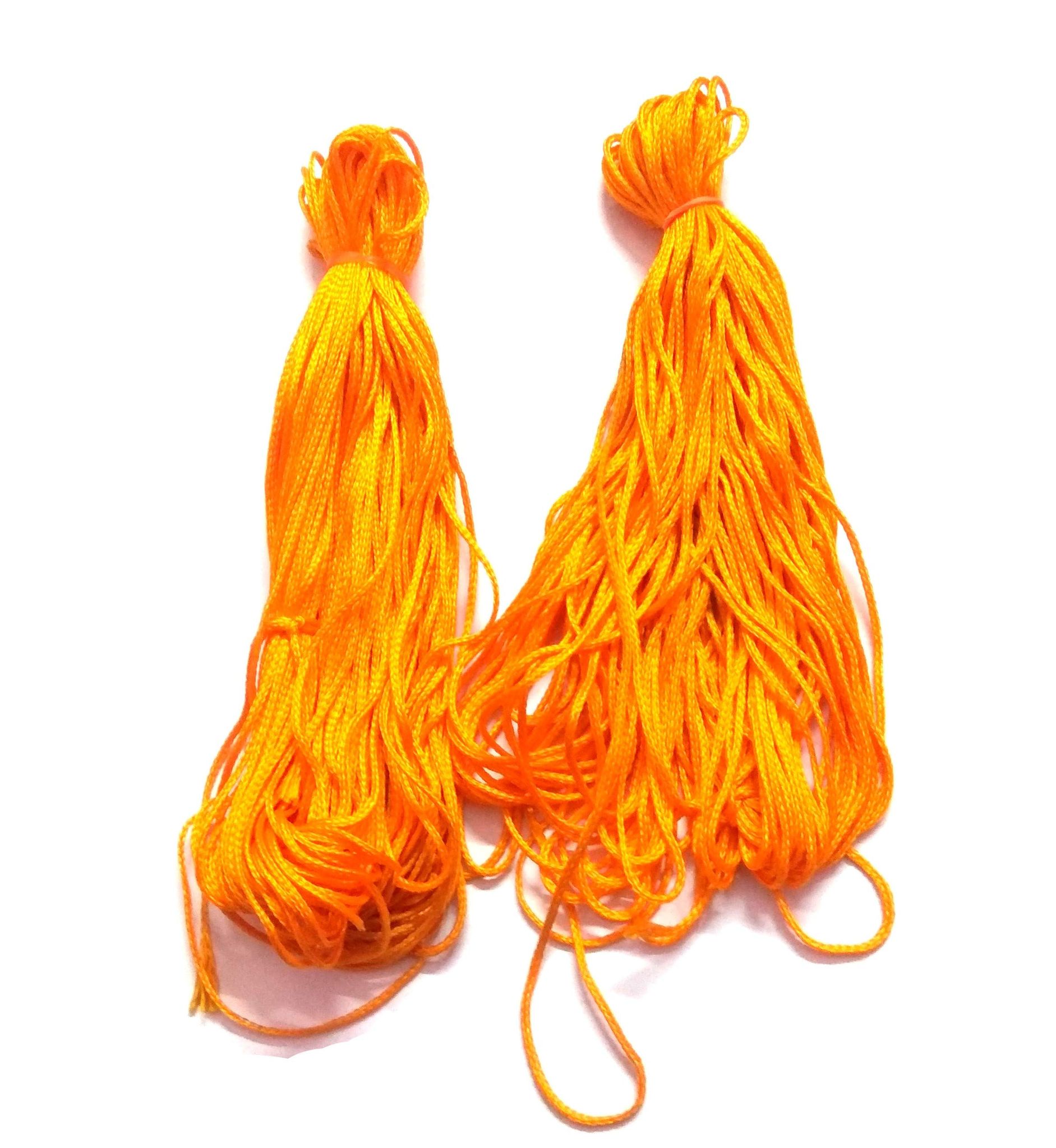 Nawani Religious Orange Silk Thread Nazar Dhaga 25 Metres (2 Set)