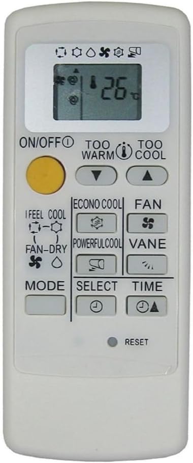 Mitsubishi AC Remote No. 122 | No Backlight | Exactly Same Remote Will Only Work