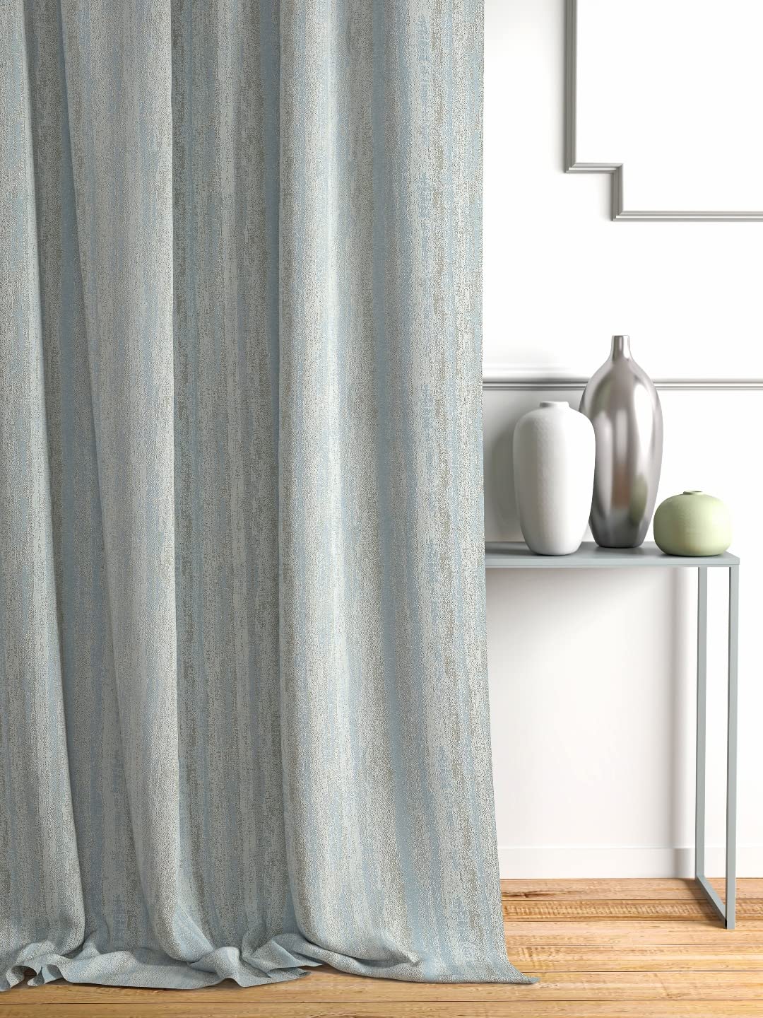 DDECOR - 100% Polyester Door 7 Ft|110 CM X 225 CM| - Blue
