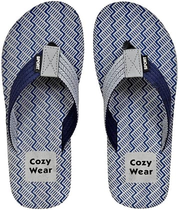 Cozy Wear - Gray Men's Thong Flip Flop