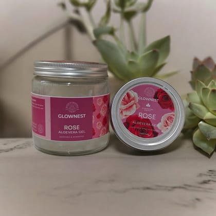 Glownest Bioenzyme Based Rose Aloe vera Gel  (250g)