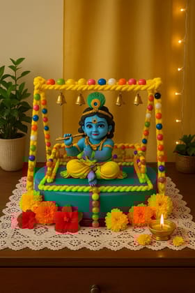 Divine Macramé Krishna Jhula